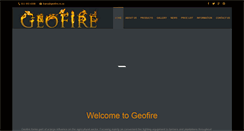 Desktop Screenshot of geofire.co.za