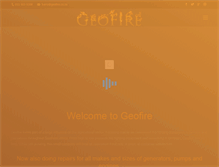 Tablet Screenshot of geofire.co.za
